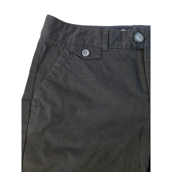 Dockers women's size 8 black bermuda shorts 10" inseam workwear classic - Picture 8 of 11